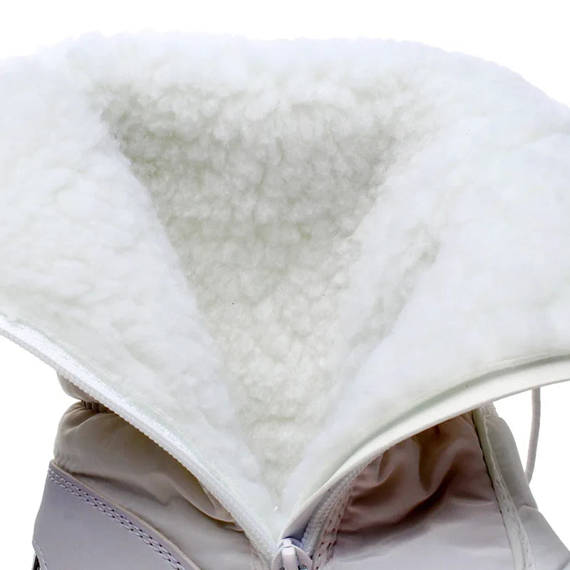 Women Snow Boots Platform Winter Boots Thick Plush Waterproof Non-slip Boots Fashion Women Winter Shoes Warm Fur Botas Mujer