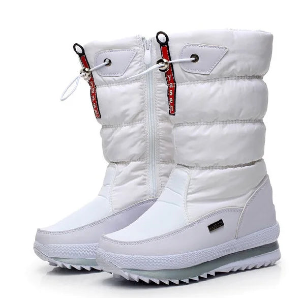 Women Snow Boots Platform Winter Boots Thick Plush Waterproof Non-slip Boots Fashion Women Winter Shoes Warm Fur Botas Mujer