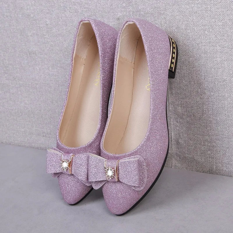 Women Flats Bowknot Single Shoes Female 2024 Spring Autumn Loafers New Fashion Sweet Flat Soft Casual Shoes Zapatos De Mujer